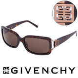 GIVENCHY 法國魅力紀梵希經典LOGO都會時尚太陽眼鏡(玳瑁) GISGV7770722