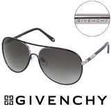 GIVENCHY 法國魅力紀梵希都會玩酷飛行員復古太陽眼鏡(黑) GISGV4270S57