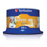 威寶 AZO 16X DVD-R 4.7GB 滿版可印片 (100片)