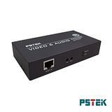 PSTEK VA-15R 1對1影像+音訊訊號延長器-接收端(150公尺)