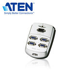 ATEN VS84 4埠 VGA 螢幕分配器 一進四出 輕巧型-可壁掛