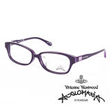 Vivienne Westwood 英國Anglomania英倫龐克方塊土星環光學眼鏡(黑+桃紅)AN24904