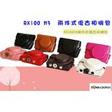 ROWA for SONY RX100 II (RX100 M2 RX100M3) 手工復古皮套 兩件式可拆 相機包