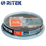 錸德 Ritek 藍光 Blu-ray X版 BD-R 6X 25GB 布丁桶裝(10片)