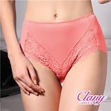 【可蘭霓Clany】輕舒蕾絲柔感無痕L-XL內褲(甜美橙 5692-41)