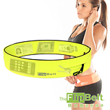 【FlipBelt】美國飛力跑運動腰帶(螢光黃) 運動 路跑 三鐵 馬拉松