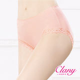 【可蘭霓Clany】保養絲蛋白蕾絲中腰M-XL內褲 甜蜜粉 2171-31