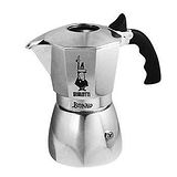 義大利Bialetti 【旅行組】加壓摩卡壺BRIKKA2杯份+ 登山爐架組合35ml