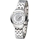 A│X Armani Exchange 晶鑽元素仕女錶 -銀白