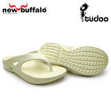 【new buffalo】土豆星球tudoo動態平衡人字拖-懷特號/白