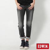 EDWIN MISS 505立體繡AB牛仔褲-女-灰色