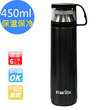 【日本imarflex伊瑪】450ML 304不繡鋼 冰熱真空保溫杯(IVC-4502)長效型