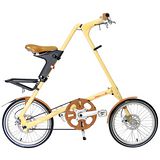STRiDA 速立達 18吋3速EVO版折疊單車(碟剎) 奶油色