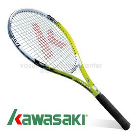 【日本 KAWASAKI】川崎 Power 3D強化鋁合金網球拍(已穿線/附3/4拍套)_綠 KP1200GR