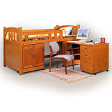 【RICHOME】貝克漢書桌型床組