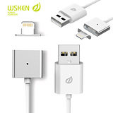 WSKEN鋁合金㊣ 磁吸充電線 Apple Lightning 接頭 iPad air air2 iPad4 iPad5 iPad6 iPad mini 2 3 磁力線
