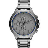 A│X Armani Exchange 旗艦計時男錶-灰/50mm AX1753