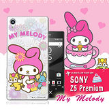 三麗鷗SANRIO授權正版 My Melody 美樂蒂 Sony Xperia Z5 Premium 5.5吋 透明軟式保護套 手機殼(郊遊)