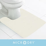 【MICRODRY時尚地墊】Contour Mat舒適記憶綿浴廁浴墊(象牙白F)