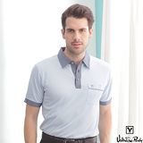 Valentino Rudy范倫鐵諾.路迪吸溼排汗POLO衫-淡藍色