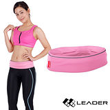 【LEADER】 Speedy Belt彈力運動收納腰帶 男女適用 (粉色)