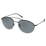 GIORGIO ARMANI 太陽眼鏡 摩登圓飛官款 (黑) #GA6032J 300187