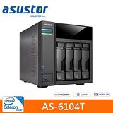 ASUSTOR 華芸 AS-6104T 4Bay網路儲存伺服器