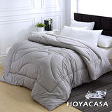 《HOYACASA羽絨之戀》100%純竹炭纖維保暖冬被(雙人6x7尺)