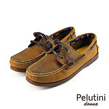 【Pelutini】donna女款休閒雷根鞋 棕色(6733W-DBR)