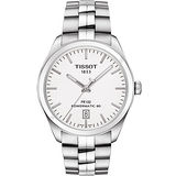 TISSOT 天梭 PR100 Powermatic 80 機械腕錶-銀/39mm T1014071103100