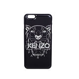 KENZO銀膜虎頭彩繪 I Phone 6s軟膠手機殼 (4.7吋/黑色)