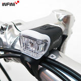 【INFINI】ORCA I-204W 白光LED鯨魚燈3模式警示前燈/台灣製-黑
