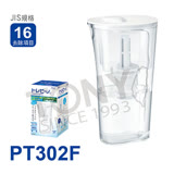 【日本東麗TORAY】速過濾淨水壺PT302F(公司貨)