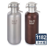 美國Klean Kanteen快扣鋼蓋不鏽鋼冷水瓶1182ml