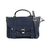 【PROENZA SCHOULER】牛皮中型 PS1 兩用包(海軍藍)