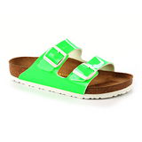 勃肯BIRKENSTOCK 057581。ARIZONA亞利桑那 經典二條拖鞋(螢光草綠)