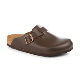 BIRKENSTOCK 060101。BOSTON 波斯頓 包頭拖鞋(深咖啡)