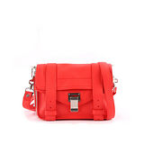 【PROENZA SCHOULER】mini cross-body斜背包(銀釦)(天竺葵紅)