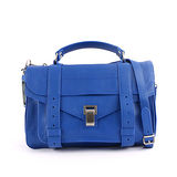 【PROENZA SCHOULER】銀釦 中型 PS1 兩用包(孟菲斯藍)