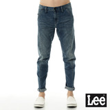 Lee 牛仔褲755 3D低腰標準小直筒-男款(中藍)