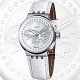 MIDO 美度 All Dial Lady Diamonds 蝶舞鑽錶-白 M73404996