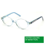 BENETTON 班尼頓 專業兒童眼鏡造型圓框設計系列(粉紅/藍 BB010-01/02)