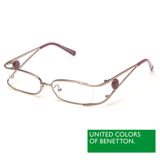 BENETTON 班尼頓 專業兒童眼鏡金屬線型圓扣LOGO設計系列(紅黃/紫/藍 BB025-02/03/04)