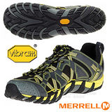 【美國 MERRELL】男新款 WATERPRO MAIPO 水陸兩棲健行登山鞋.鞋/輕量.適自行車.健走.溯溪.慢跑.抗菌防臭_ML37769 黑/亮黃