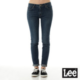 Lee 牛仔褲 409中腰合身直筒-女款-中藍