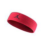 NIKE JORDAN JUMPMAN 單色頭帶-飛人喬登 籃球 NBA 一條入 紅黑 F