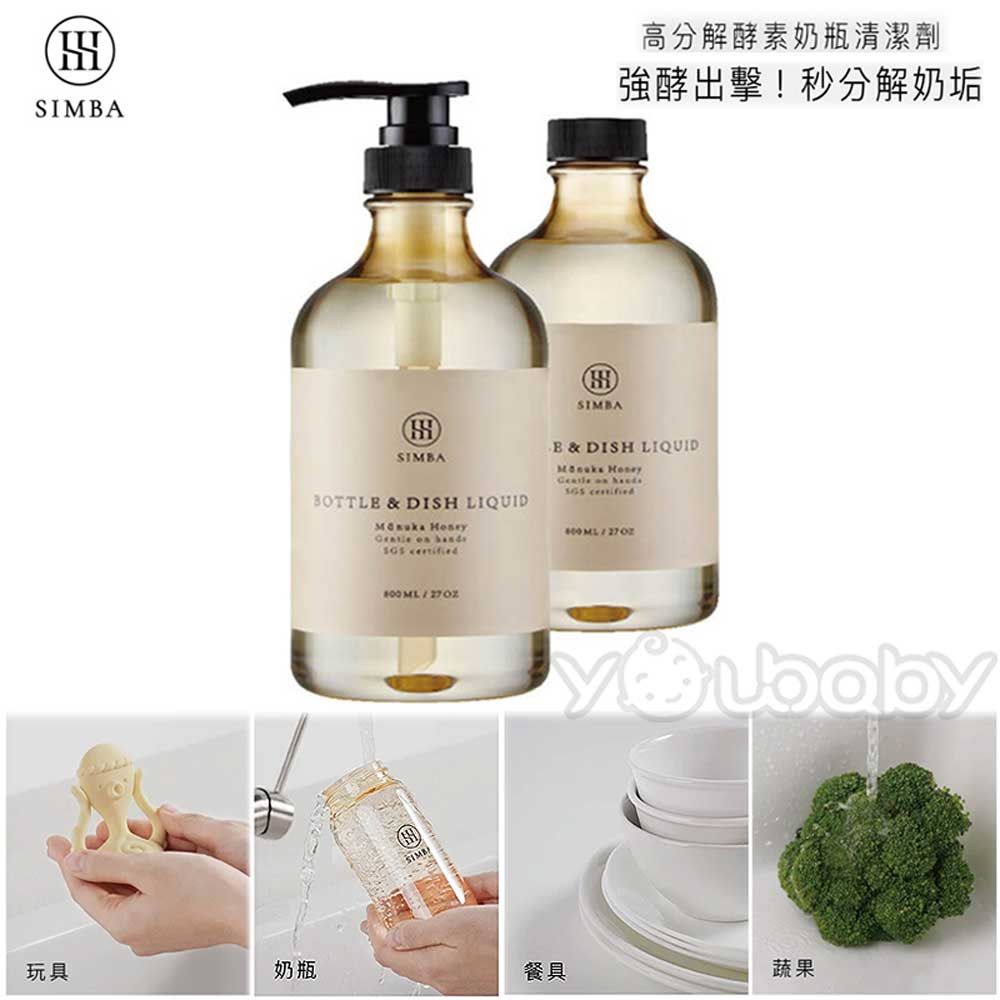 小獅王辛巴 Simba 綠活系奶瓶蔬果洗潔液800ml