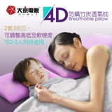 日本【大京電販】4D防螨竹炭枕-超值2入組 (防蹣/子母枕/纖維棉枕/彈力高支撐/舒眠/可水洗/可機洗/除臭吸濕)