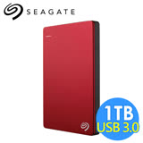 Seagate 希捷 Backup Plus Slim 1T B STDR1000303 紅色 USB3.0 2.5吋 行動 外接硬碟