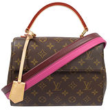 Louis Vuitton LV M42738 Cluny BB 經典花紋兩用仕女包_預購